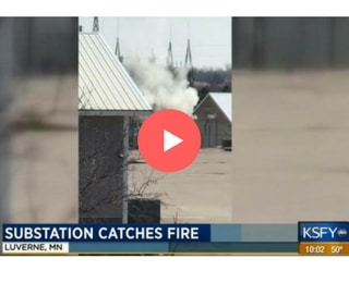 Minnesota substation fire
